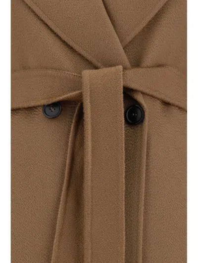 's Max Mara Camel Wool Blend Manuele Coat