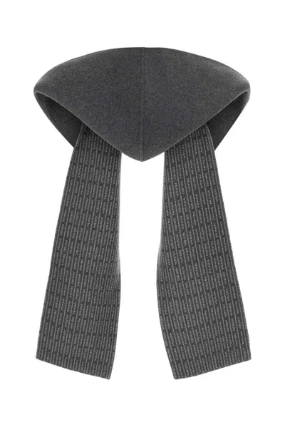 Prada Wool Scarf With Hooded Design And Pocket Detail