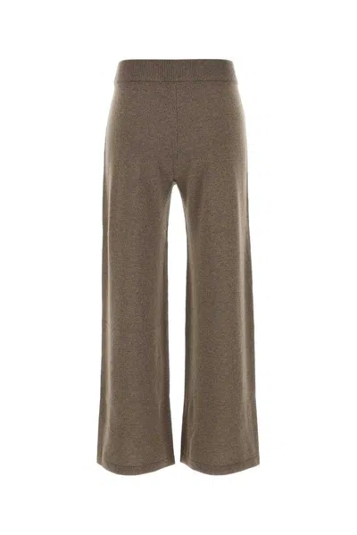 Weekend Max Mara Cappuccino Wool Blend Tennis Pant