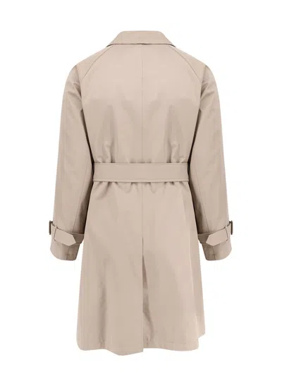 Burberry Organic Cotton Trench With Check Lining