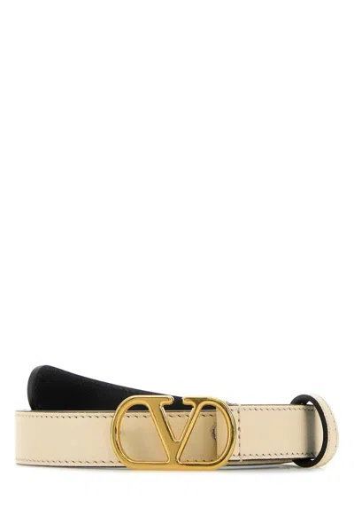 Valentino Caramel Leather Belt
