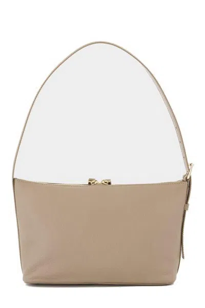Apc Caramel Leather Vera Shoulder Bag