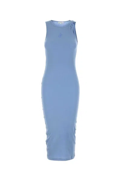 Jw Anderson J.w.anderson Logo Ribbed Dress