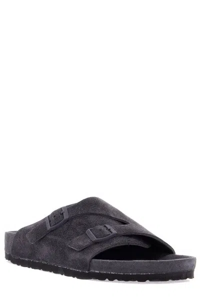 Birkenstock Charcoal Suede Zã¼rich Slippers