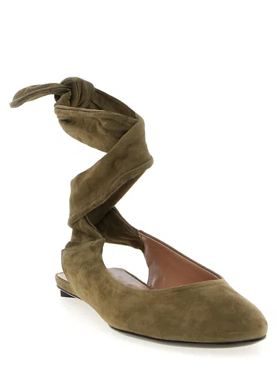 Attico Round Toe Ballet Shoes