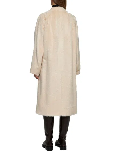 Mm Studio Coats  In Gold
