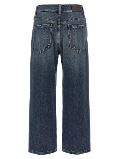 Brunello Cucinelli Contemporary Square Jeans Blue In Blue