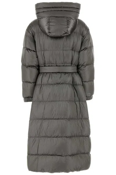 Max Mara The Cube Dark Grey Nylon Spacev Down Jacket