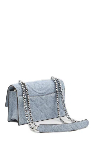 Tory Burch Denim Fleming Shoulder Bag