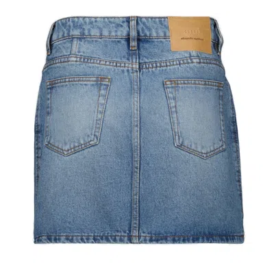 Ami Alexandre Mattiussi Denim Mini Skirt