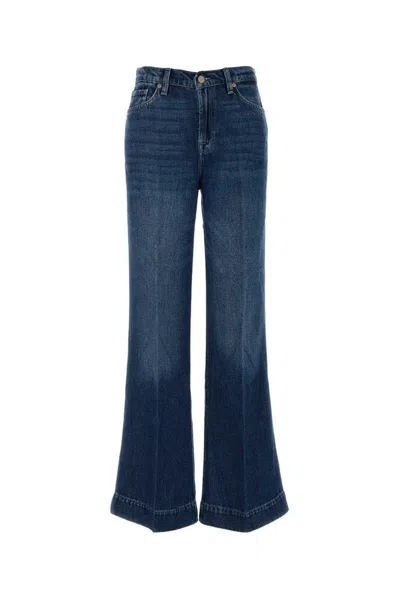 7 For All Mankind Denim Modern Dojo Jeans In Blue