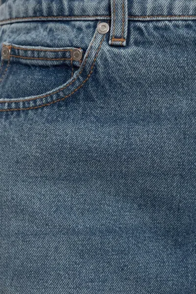 Stella Mccartney Denim Ride-leg Jeans In Blue