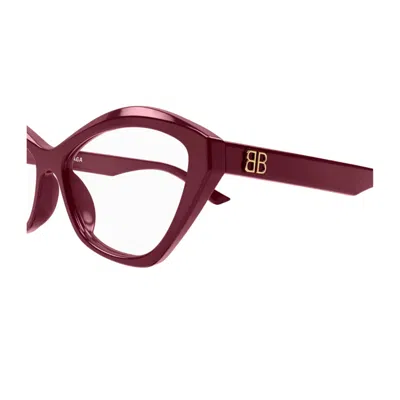 Balenciaga Bb0341o Linea Everyday Eyeglasses In Red