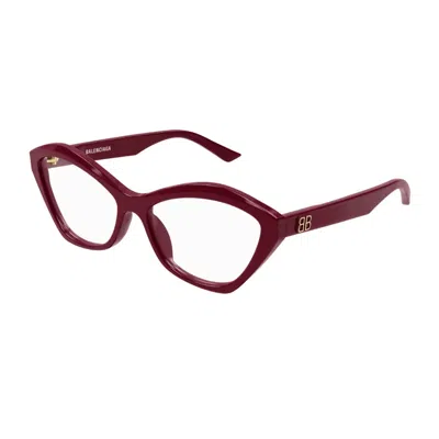 Balenciaga Bb0341o Linea Everyday Eyeglasses In Red