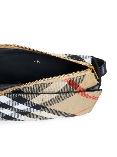 Burberry Embroidered Canvas Snip Crossbody Bag