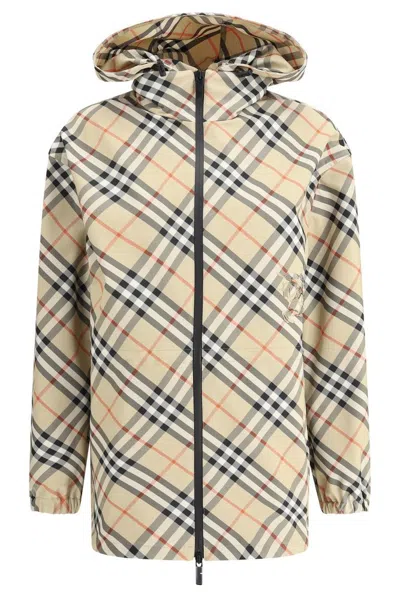 Burberry Archivio Check Hooded Jacket