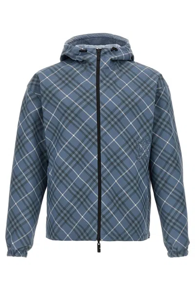 Burberry Reversible Check Jacket In Multi