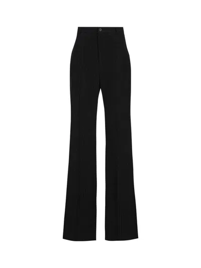 Balenciaga Embroidered Stretch Wool Pant