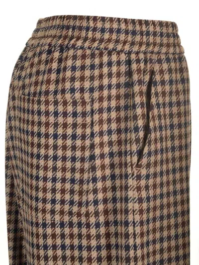 Weekend Max Mara Embroidered Wool Blend Ebe Wide-leg Pant