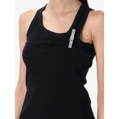 Coperni Women Black Cotton Tank Top