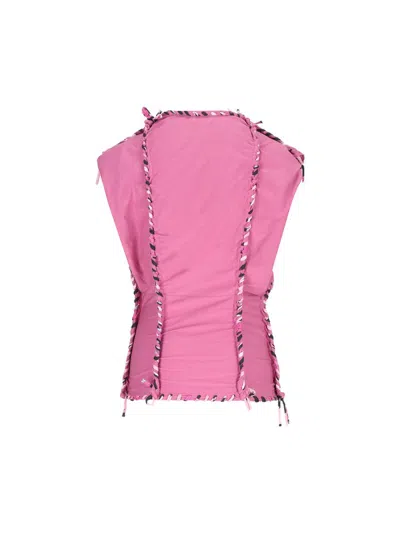 Isabel Marant Fuchsia Cotton Zohra Top