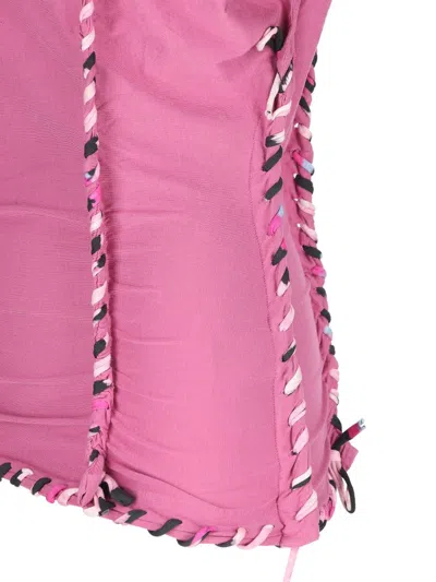 Isabel Marant Fuchsia Cotton Zohra Top