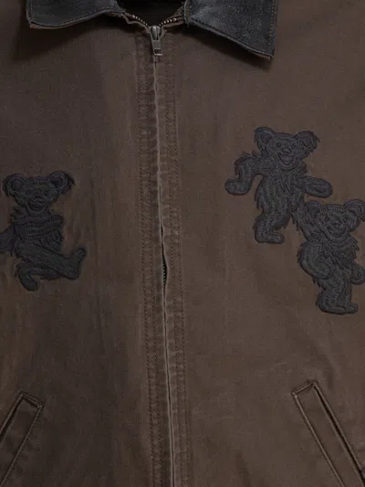 Thisisneverthat Brown Cotton X Grateful Dead Jacket In Brown