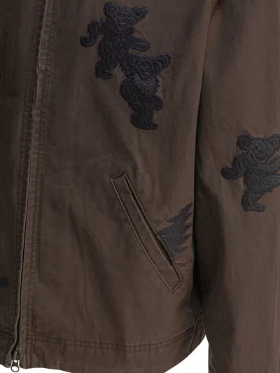 Thisisneverthat Brown Cotton X Grateful Dead Jacket In Brown