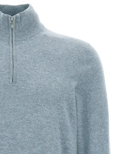 Brunello Cucinelli Cashmere Sweater In Blue