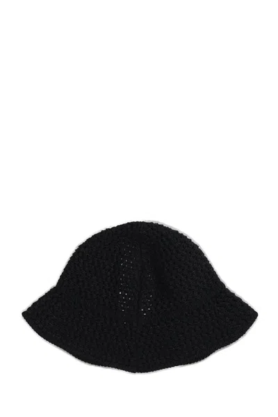 Ami Alexandre Mattiussi Ivory Crochet Bucket Hat