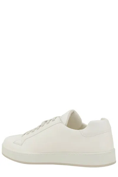 スニーカー Church'S Ivory Leather Largs 2 Sneakers Church's Men Ivory Leather Largs 2 Sneakers In White | ModeSens