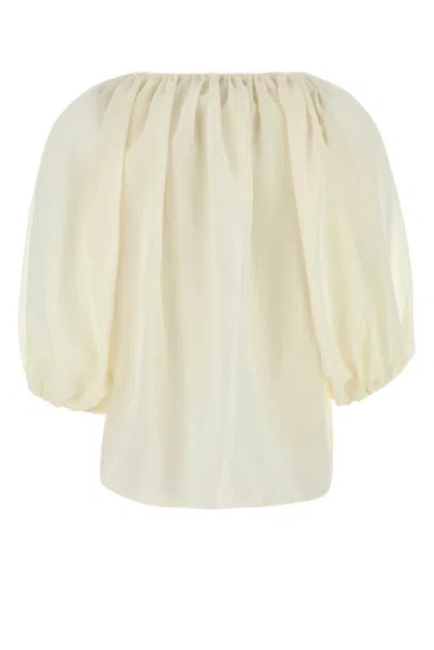Philosophy Di Lorenzo Serafini Ivory Polyester Blend Shirt In Neutral