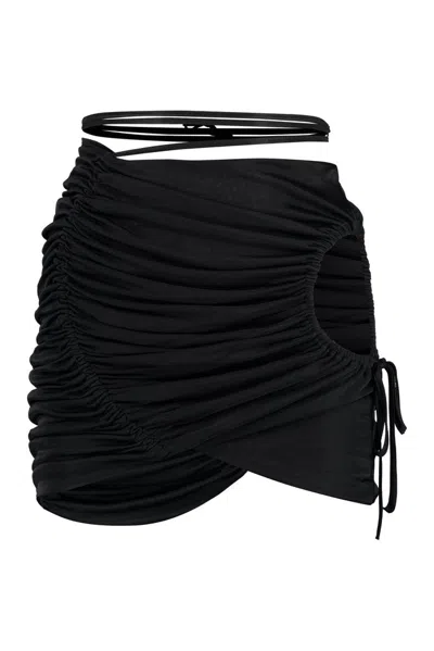 Andreädamo Andreādamo Draped Skirt