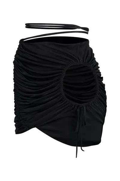 Andreädamo Andreādamo Draped Skirt
