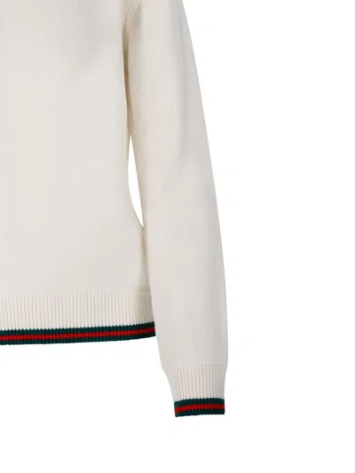 Gucci Wool And Cashmere Sweater In White