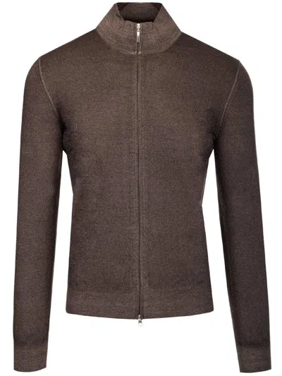 Barba Napoli Knitwears Barba In Burgundy