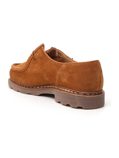 Paraboot Michael Suede Derby Shoes In Brown