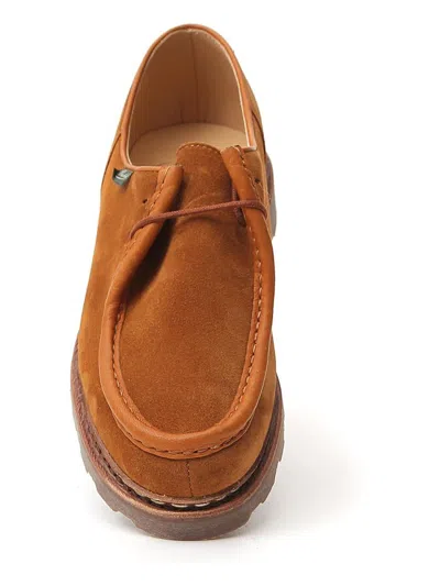 Paraboot Michael Suede Derby Shoes In Brown