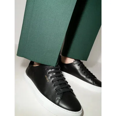 Axel Arigato 90 Clean Low-top Sneakers With Contrast Sole In Black