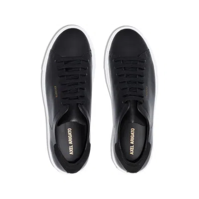 Axel Arigato 90 Clean Low-top Sneakers With Contrast Sole In Black