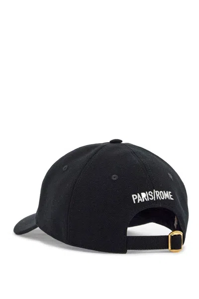 Valentino Cotton Baseball Cap With Embroidery