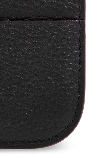 Alexander Mcqueen Light Blue Leather Card Holder