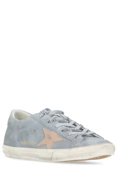 Golden Goose Grey Suede Super-star Low-top Sneaker