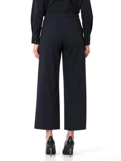 's Max Mara Light Grey Wool Argenta Wide-leg Pant