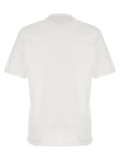 Brunello Cucinelli Crew Neck T-shirt With Subtle Logo Print