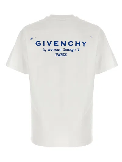 Givenchy Men Logo Print T-shirt In White