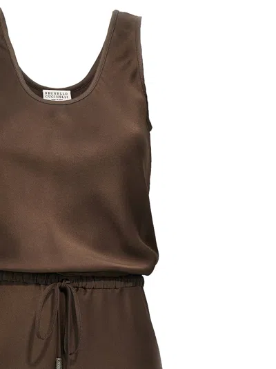 Brunello Cucinelli Long Dress Dresses Brown