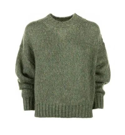 Weekend Max Mara Melange Green Acrylic Blend Dionigi Sweater In Green