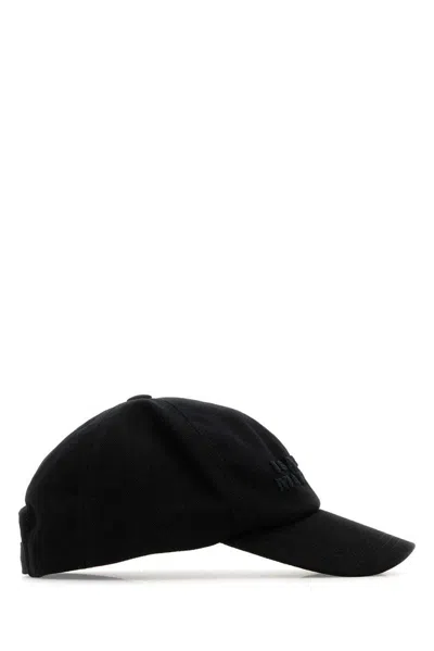 Isabel Marant Melange Ivory Cotton Tyron Baseball Cap