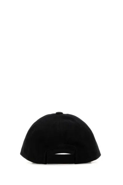 Isabel Marant Melange Ivory Cotton Tyron Baseball Cap